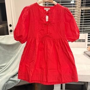 Elegant Red Mini Dress